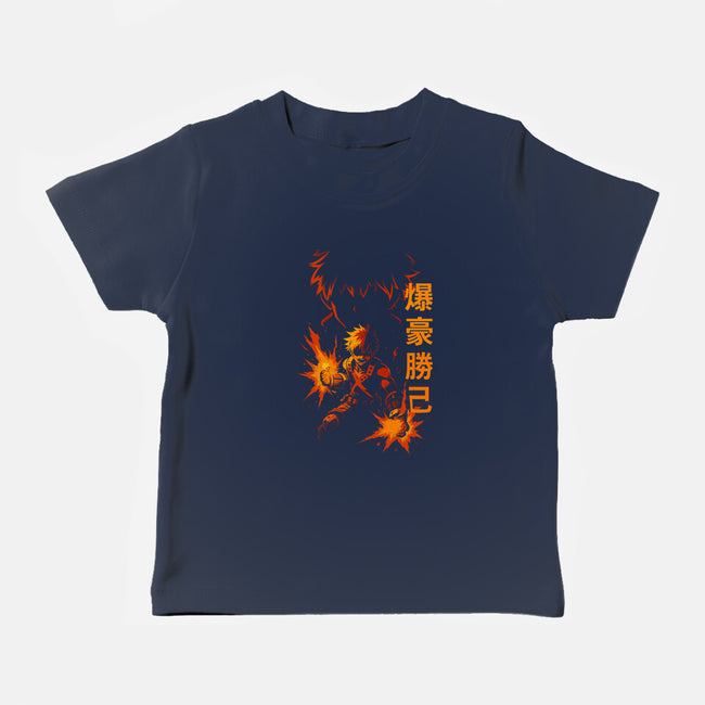 Katsuki Bakugo Shadow-Baby-Basic-Tee-fanfabio