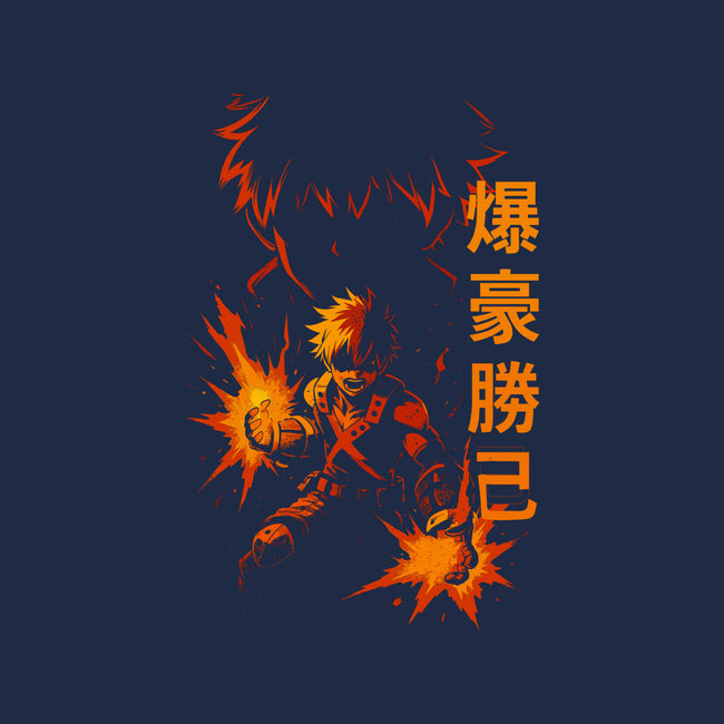 Katsuki Bakugo Shadow-Mens-Heavyweight-Tee-fanfabio