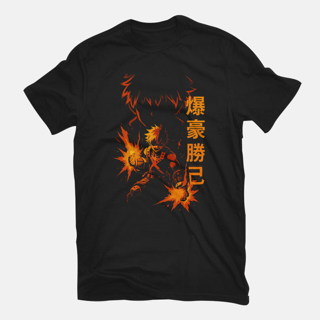 Katsuki Bakugo Shadow-Mens-Heavyweight-Tee-fanfabio