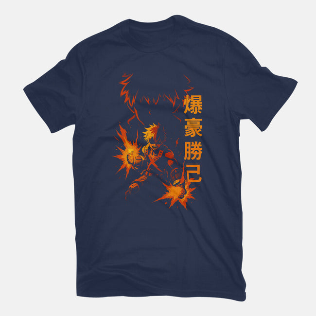 Katsuki Bakugo Shadow-Mens-Heavyweight-Tee-fanfabio