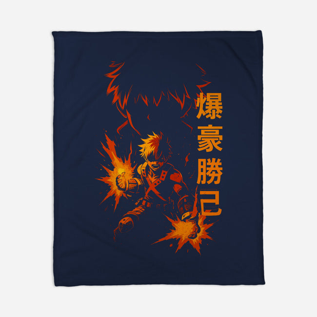 Katsuki Bakugo Shadow-None-Fleece-Blanket-fanfabio