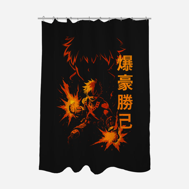Katsuki Bakugo Shadow-None-Polyester-Shower Curtain-fanfabio
