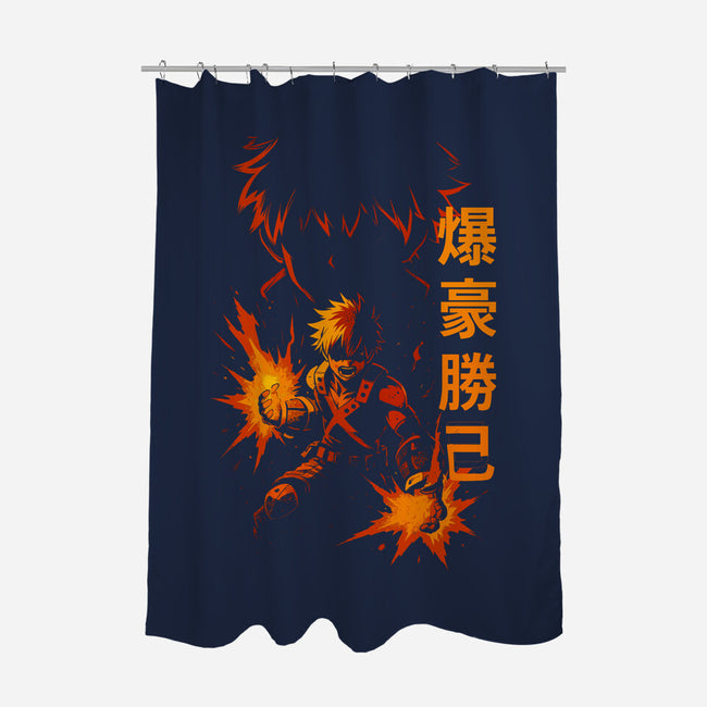 Katsuki Bakugo Shadow-None-Polyester-Shower Curtain-fanfabio