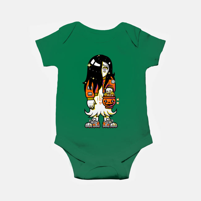 Halloween Ghost Lady-Baby-Basic-Onesie-krisren28