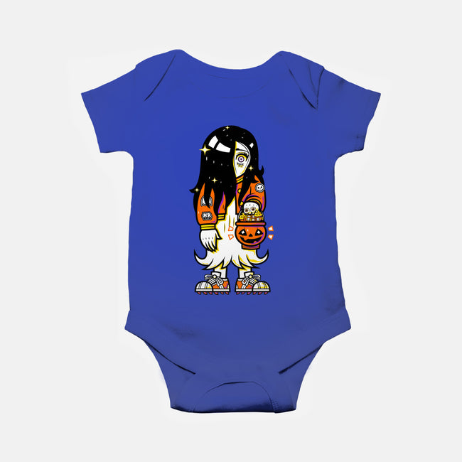 Halloween Ghost Lady-Baby-Basic-Onesie-krisren28
