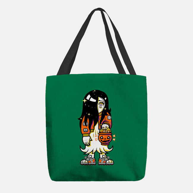 Halloween Ghost Lady-None-Basic Tote-Bag-krisren28