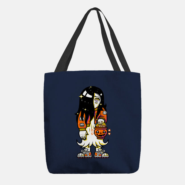 Halloween Ghost Lady-None-Basic Tote-Bag-krisren28