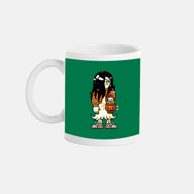 Halloween Ghost Lady-None-Mug-Drinkware-krisren28
