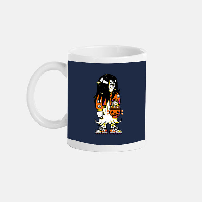 Halloween Ghost Lady-None-Mug-Drinkware-krisren28