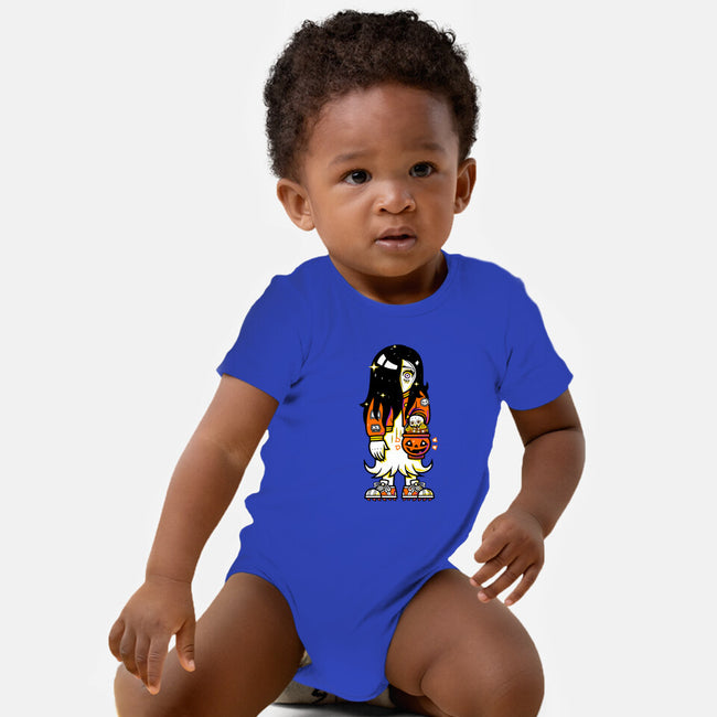 Halloween Ghost Lady-Baby-Basic-Onesie-krisren28