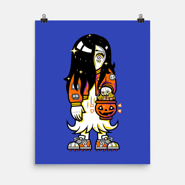 Halloween Ghost Lady-None-Matte-Poster-krisren28