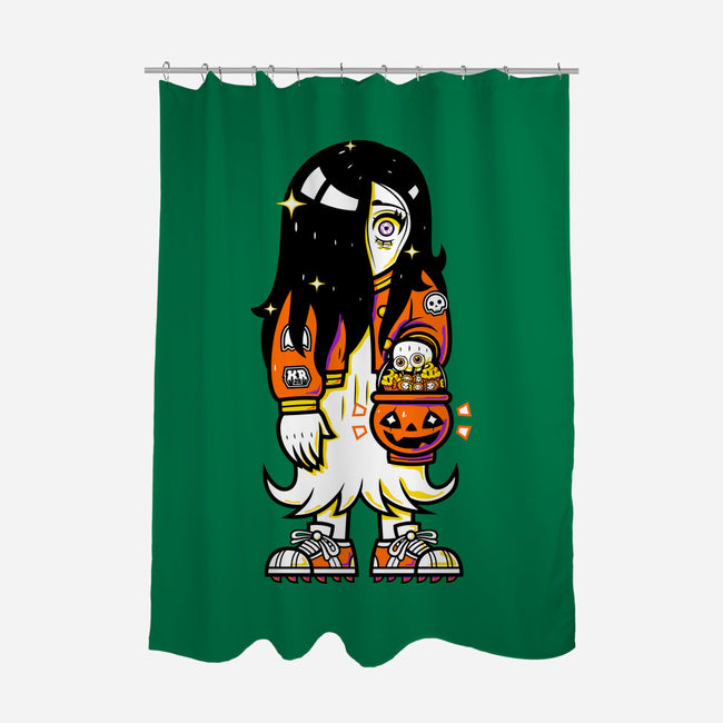 Halloween Ghost Lady-None-Polyester-Shower Curtain-krisren28