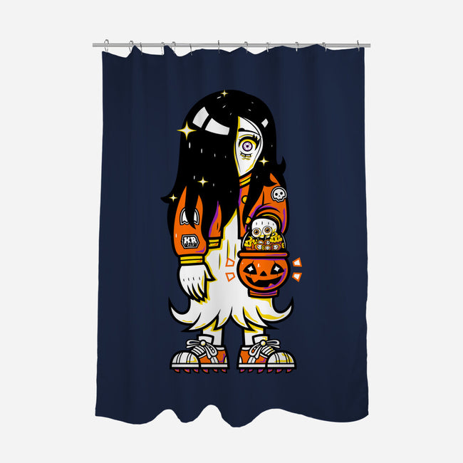 Halloween Ghost Lady-None-Polyester-Shower Curtain-krisren28