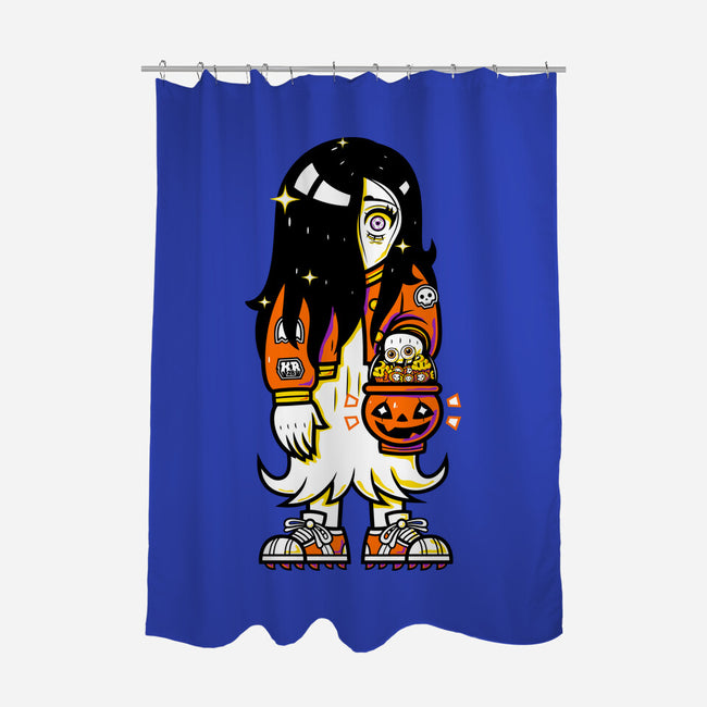 Halloween Ghost Lady-None-Polyester-Shower Curtain-krisren28