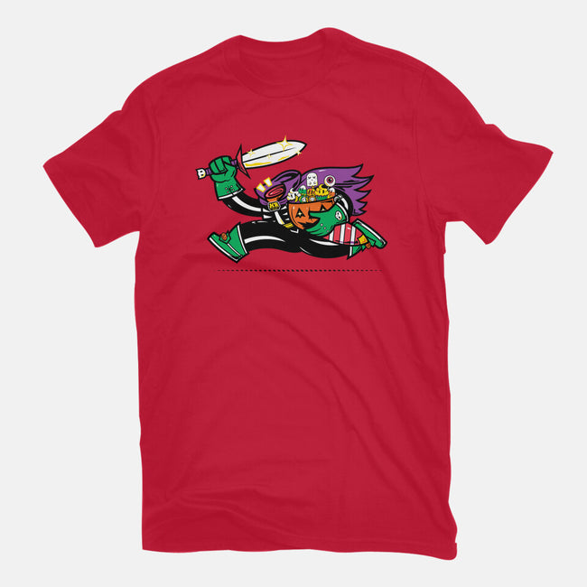 Headless Trick Or Treat-Womens-Fitted-Tee-krisren28