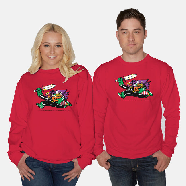 Headless Trick Or Treat-Unisex-Crew Neck-Sweatshirt-krisren28
