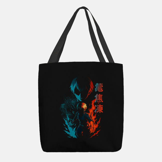 Shoto Todoroki Shadow-None-Basic Tote-Bag-fanfabio