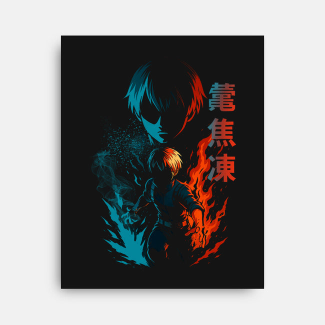 Shoto Todoroki Shadow-None-Stretched-Canvas-fanfabio