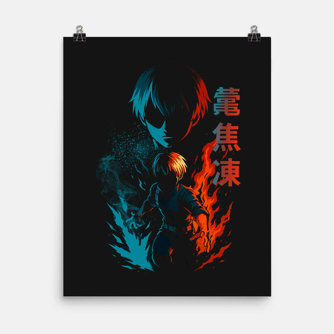 Shoto Todoroki Shadow-None-Matte-Poster-fanfabio