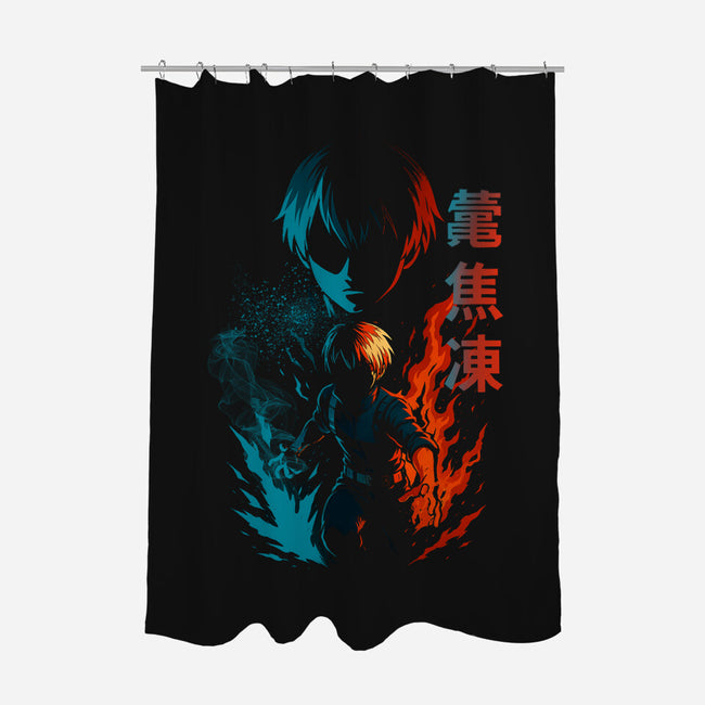 Shoto Todoroki Shadow-None-Polyester-Shower Curtain-fanfabio