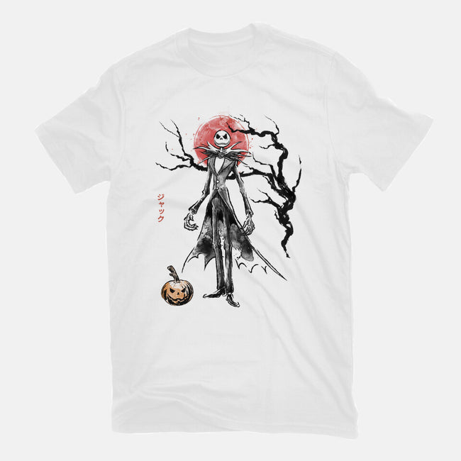 Nightmare Jack Sumi-e-Mens-Premium-Tee-Astrobot Invention