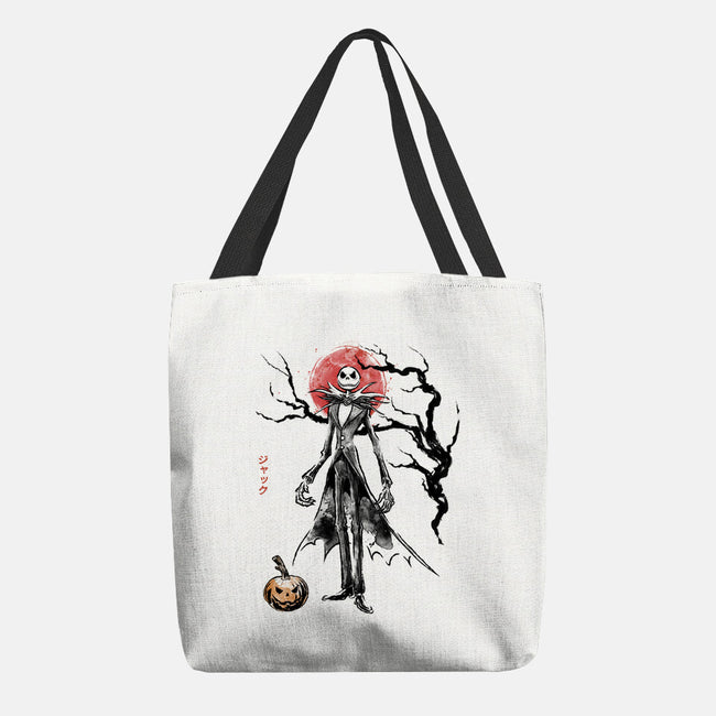 Nightmare Jack Sumi-e-None-Basic Tote-Bag-Astrobot Invention