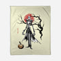 Nightmare Jack Sumi-e-None-Fleece-Blanket-Astrobot Invention