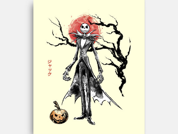 Nightmare Jack Sumi-e