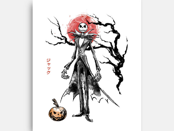 Nightmare Jack Sumi-e