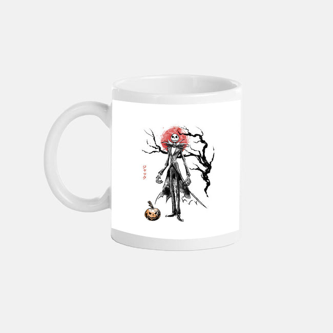 Nightmare Jack Sumi-e-None-Mug-Drinkware-Astrobot Invention