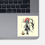 Nightmare Jack Sumi-e-None-Glossy-Sticker-Astrobot Invention