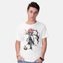 Nightmare Jack Sumi-e-Mens-Basic-Tee-Astrobot Invention