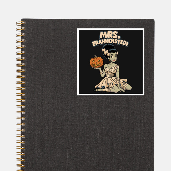 Mrs Frankenstein-None-Glossy-Sticker-P1yu5h