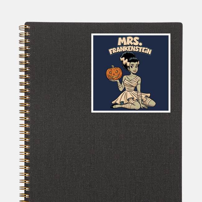 Mrs Frankenstein-None-Glossy-Sticker-P1yu5h