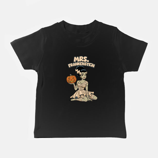 Mrs Frankenstein-Baby-Basic-Tee-P1yu5h