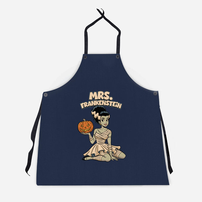 Mrs Frankenstein-Unisex-Kitchen-Apron-P1yu5h