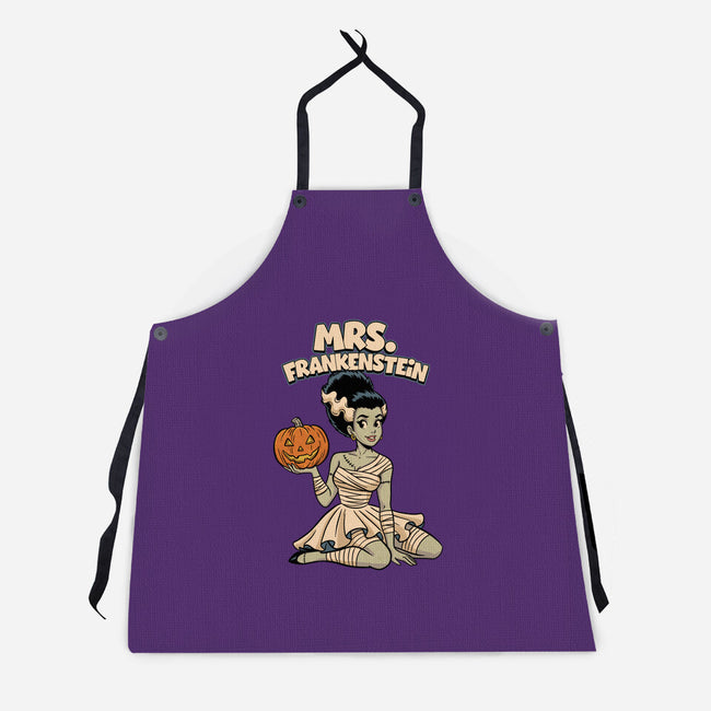 Mrs Frankenstein-Unisex-Kitchen-Apron-P1yu5h