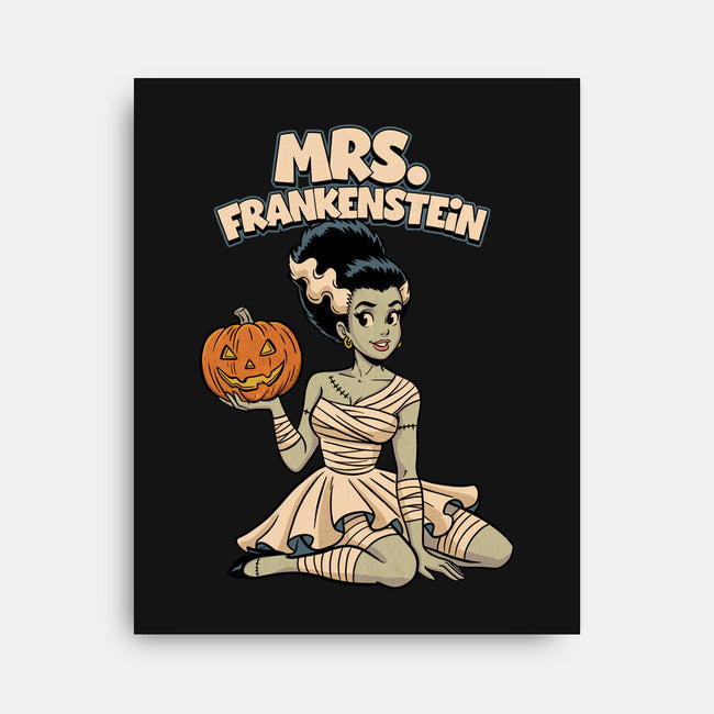 Mrs Frankenstein-None-Stretched-Canvas-P1yu5h