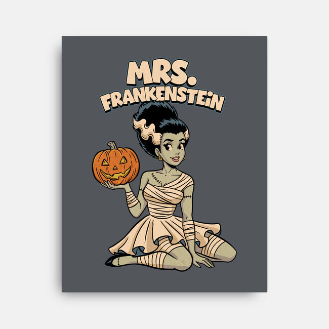Mrs Frankenstein-None-Stretched-Canvas-P1yu5h