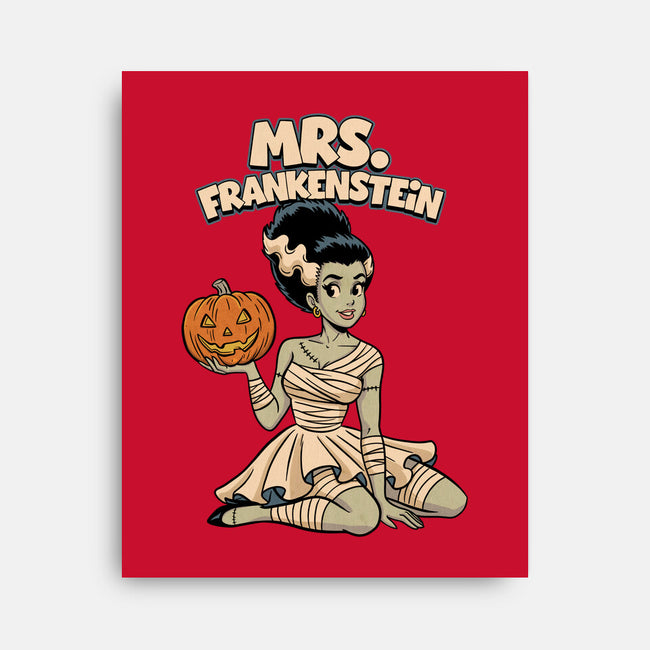 Mrs Frankenstein-None-Stretched-Canvas-P1yu5h