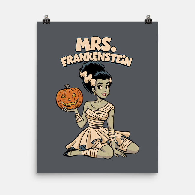 Mrs Frankenstein-None-Matte-Poster-P1yu5h
