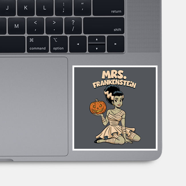 Mrs Frankenstein-None-Glossy-Sticker-P1yu5h