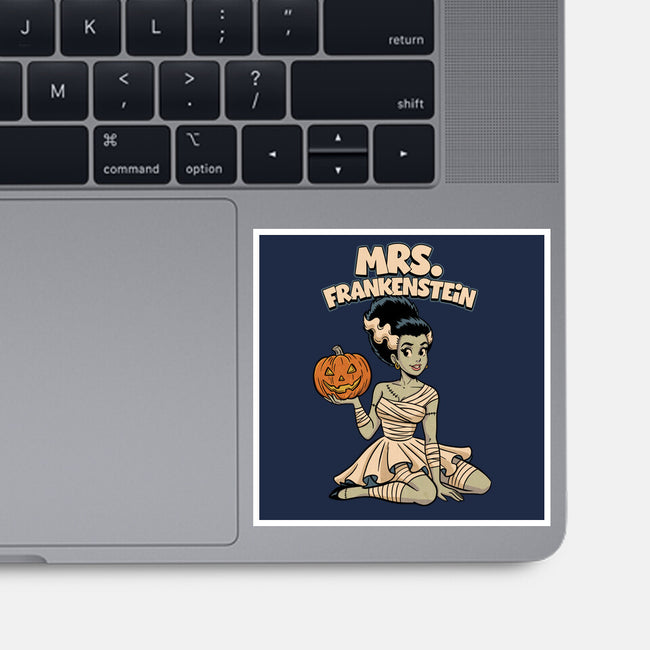 Mrs Frankenstein-None-Glossy-Sticker-P1yu5h