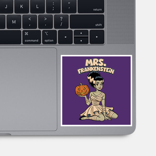 Mrs Frankenstein-None-Glossy-Sticker-P1yu5h