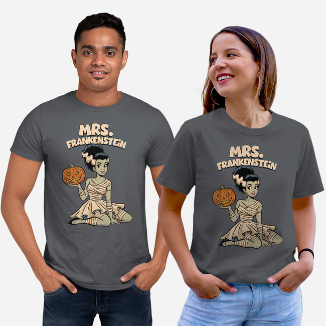 Mrs Frankenstein-Unisex-Basic-Tee-P1yu5h