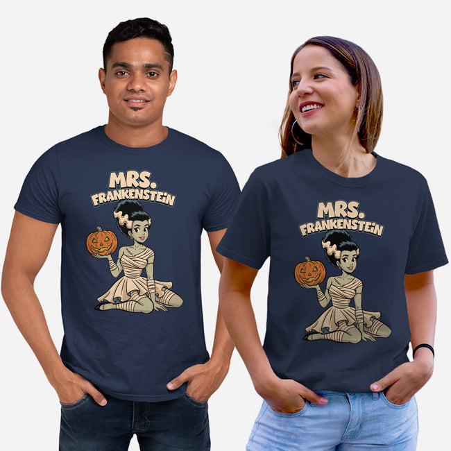 Mrs Frankenstein-Unisex-Basic-Tee-P1yu5h