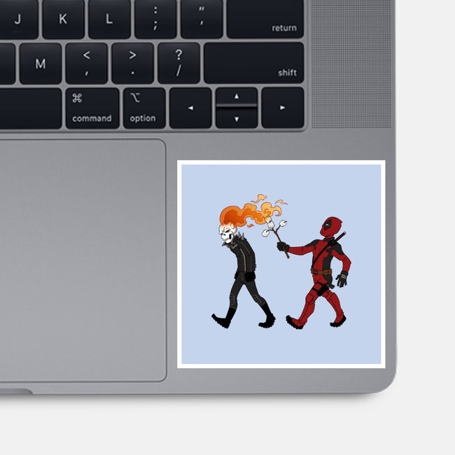 Deadly Smores-None-Glossy-Sticker-DoOomcat