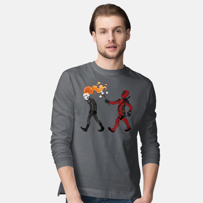 Deadly Smores-Mens-Long Sleeved-Tee-DoOomcat