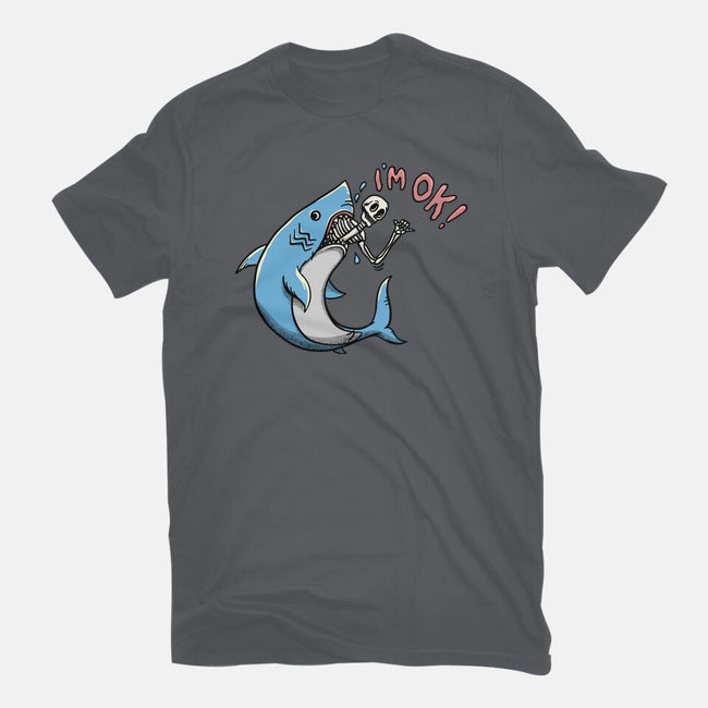 I Am Okey-Womens-Fitted-Tee-summerdsgn