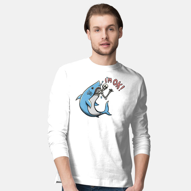 I Am Okey-Mens-Long Sleeved-Tee-summerdsgn